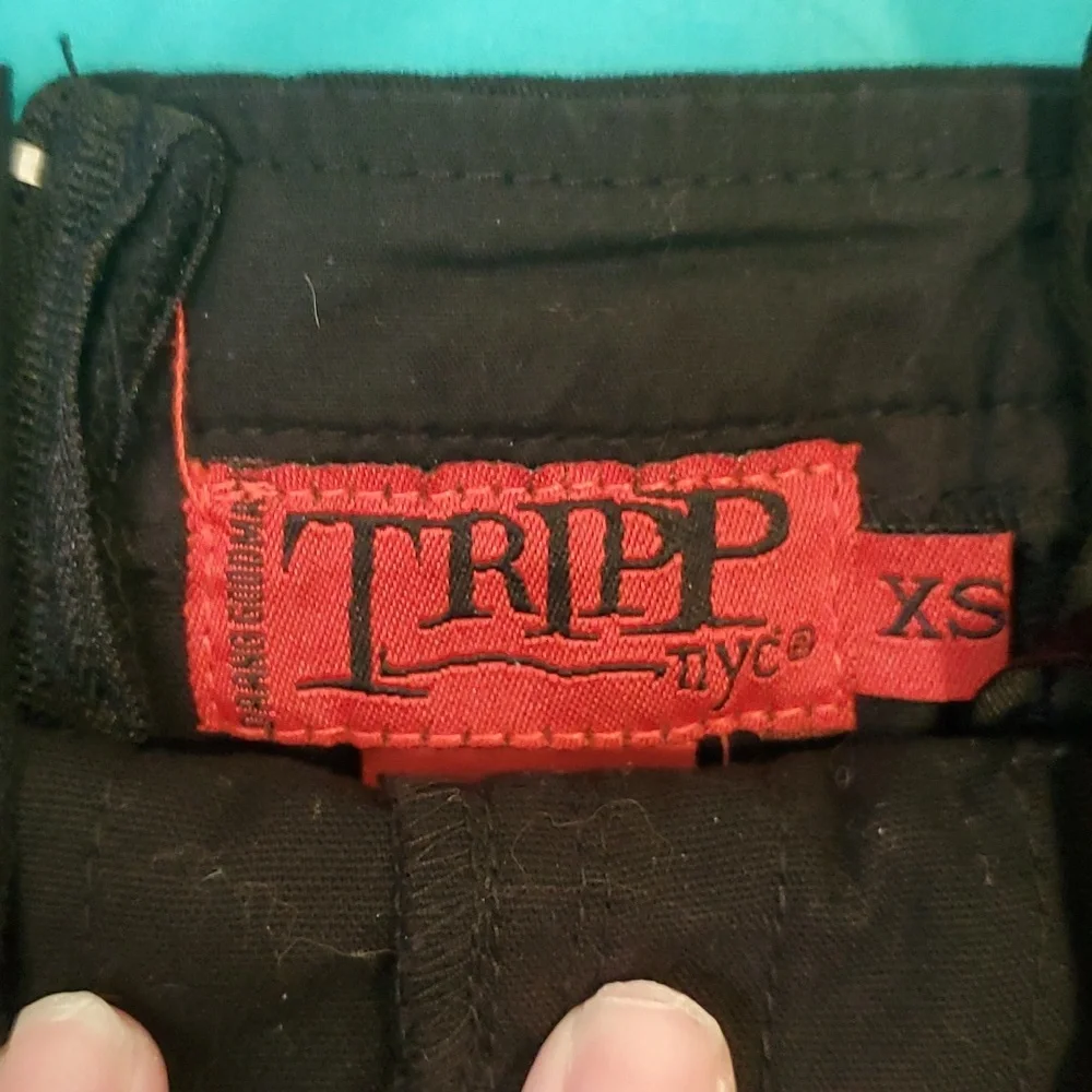 Tripp NYC Corset size XS w/ Red and Purple Plaid accents - Picture 6 of 8